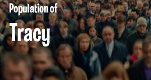 Population of Tracy, CA