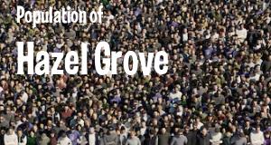 Population of Hazel Grove