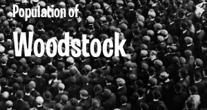 Population of Woodstock