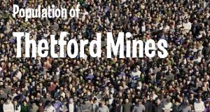 Population of Thetford Mines