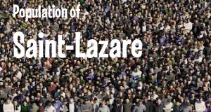 Population of Saint-Lazare