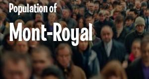 Population of Mont-Royal