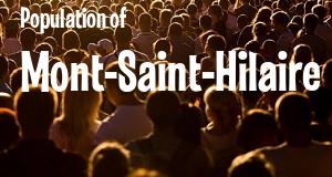 Population of Mont-Saint-Hilaire