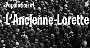 Population of L'Ancienne-Lorette