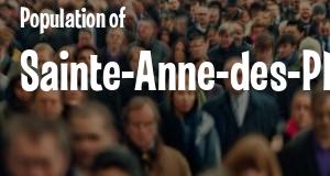 Population of Sainte-Anne-des-Plaines