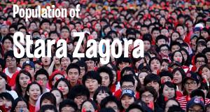 Population of Stara Zagora
