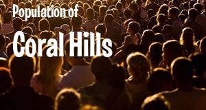 Population of Coral Hills, MD