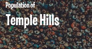 Population of Temple Hills, MD