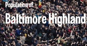 Population of Baltimore Highlands, MD