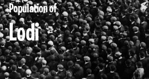 Population of Lodi, CA