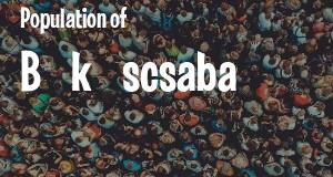 Population of Békéscsaba
