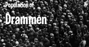 Population of Drammen