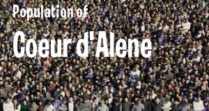 Population of Coeur d'Alene, ID
