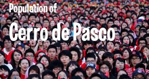 Population of Cerro de Pasco