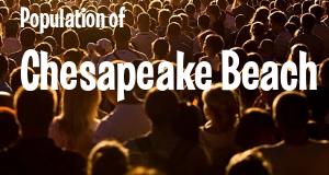 Population of Chesapeake Beach, MD