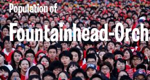 Population of Fountainhead-Orchard Hills, MD
