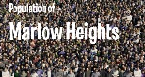 Population of Marlow Heights, MD