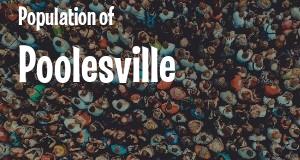 Population of Poolesville, MD