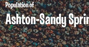 Population of Ashton-Sandy Spring, MD