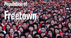Population of Freetown, MA