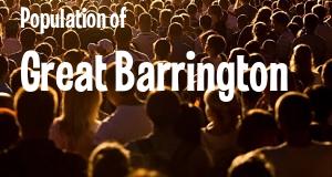 Population of Great Barrington, MA