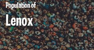 Population of Lenox, MA