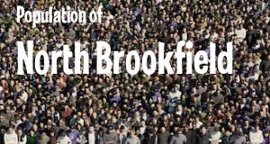 Population of North Brookfield, MA