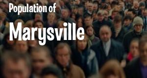 Population of Marysville, MI