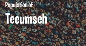 Population of Tecumseh, MI