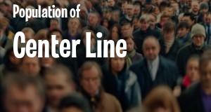 Population of Center Line, MI