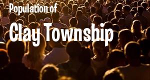 Population of Clay Township, MI
