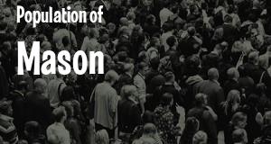 Population of Mason, MI