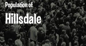 Population of Hillsdale, MI