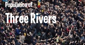Population of Three Rivers, MI