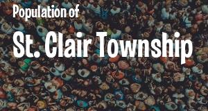 Population of St. Clair Township, MI