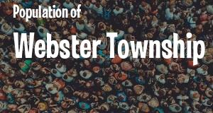 Population of Webster Township, MI