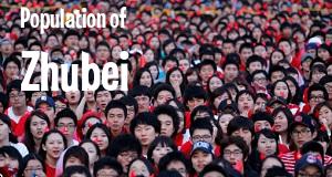 Population of Zhubei