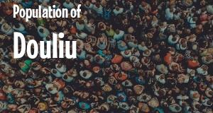 Population of Douliu