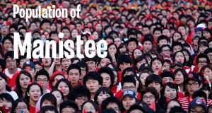 Population of Manistee, MI