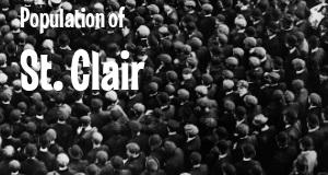 Population of St. Clair, MI