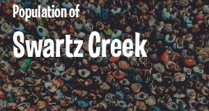 Population of Swartz Creek, MI