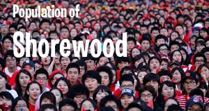Population of Shorewood, MN