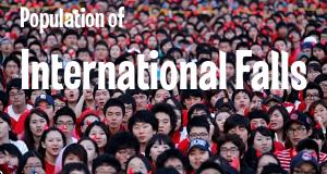 Population of International Falls, MN
