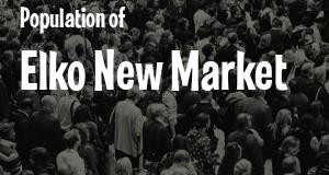 Population of Elko New Market, MN