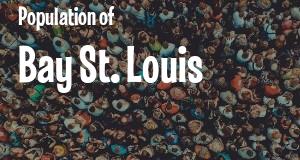Population of Bay St. Louis, MS