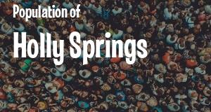 Population of Holly Springs, MS