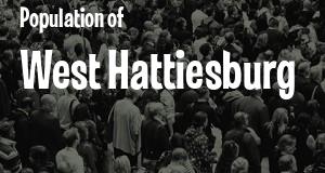 Population of West Hattiesburg, MS