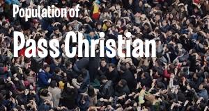 Population of Pass Christian, MS