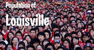 Population of Louisville, MS