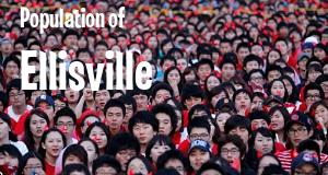 Population of Ellisville, MO